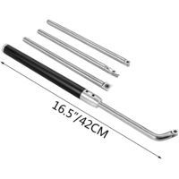 Utensili Tornio Legno VEVOR 4 Pezzi - Per Curve, Insenature E Dettagli, Con Lame Intercambiabili - Foto 8