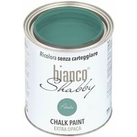 CHALK PAINT Petrolio per Mobili e Pareti - Pittura Shabby Chic Vintage EXTRA  OPACA (1 Litro)