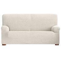 Eysa Italia Dorian Copridivano Bielastico, Tela, Bianco, Tre posti, 180 a 210 cm/3 posti