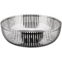 Alessi PCH02/23 - Cestino da Cucina Traforato di Design, in Acciaio Inossidabile 18/10 Lucido, 23 cm
