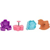 IBILI CORTAPASTAS con EXPULSOR Baby, Multicolore, 13 x 13 x 4 cm