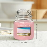 Yankee candle 1205340E Pink Sands Candele in giara media, Vetro, Rosa,  10x9.8x12.4 cm