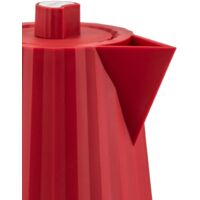 Bollitore Elettrico Alessi Plissé | Design Michele De Lucchi | 2400W | 1.7L | Resina Termoplastica | Nero - Foto 9