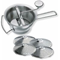 Küchenprofi K0966002820 - Macinino professionale in acciaio INOX, misura grande, colore: Argento