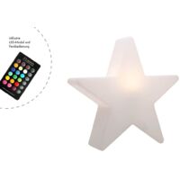 8seasons - Shining Star, plafoniera con illuminazione LED, LED-RGB, 40 cm
