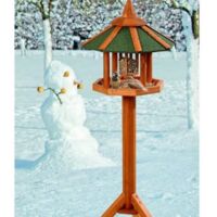 Karlie Bird's World 88504 - Casa per uccelli selvatici "River", in legno naturale, 44 x 44 x 132 cm