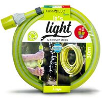 Tubo Acqua Giardino 30 Metri, Super Leggero per Acqua Potabile Canna Irrigazione Anti Nodo e Antitorsione