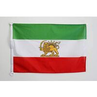 AZ FLAG Bandiera Iran Antica 90x60cm per Esterno - Bandiera IRANIANA 60 x 90 cm
