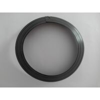 Rosone Vetrificato Nero Per Caminetti S&amp;M - &Oslash;100mm, Resistente Fino A 900&deg;C