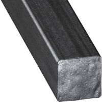Quadrato in acciaio laminato da 1 metro 8 X 8 MM