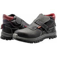 Bellota 72302-36 S3 - Bottes de Soudeur Classic S3 pour Homme et Femme, Chaussures de Sécurité en Cuir Hydrofuge pour Travaux de Soudage Industriel, avec à Ouverture Facile, Couleur Noire, Taille 36