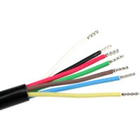 as - Schwabe Cavo per automobili 7x1 - 12 V connessione per esterni e caravan - Cavo adattatore 10 m - Cavo autoelettricoe 7-pole - Accessori per caravan e camper - Made in EU - Black I 78190