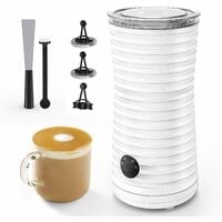 Montalatte Elettrico Automatico, morpilot Schiumatore Latte 4 in 1  Rivestimento Antiaderante, Macchiato Cappuccino Caffélatte Freddo o