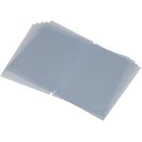 SECURIT - Set da 10 Inserti Per Porta Menu - Per Caffè, Ristoranti, Bar - Formato A4 - Trasparente