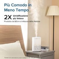 LEVOIT Umidificatore Ambiente, Top Fill, 3L/25H di Durata, 28dB Silenzioso, con  Luce e Aromaterapia, Auto Spegnimento, Ugello a 360°, Facile Pulizia della  Lavastoviglie, per Qualsiasi Camera