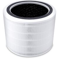 LEVOIT Filtro dell'aria di ricambio per purificatore d'aria Core 200S, H13,  filtro HEPA, filtro ai carboni attivi ad alta efficienza e prefiltro,  contro allergie, fumo e polline, Core 200S-RF