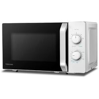 Toshiba MW2-MM20P(WH) - Forni a microonde standard, 20 Litri, 800 W, 5 livelli di potenza con pratica funzione di scongelamento, illuminazione a LED interno/Bianco
