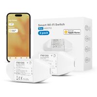 Meross Interruttore intelligente Wi-Fi universale con telecomando, Switch  Smart compatibile con Apple HomeKit, Alexa e
