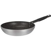 Pentole Agnelli ALSA111BBINF20 Infinity Padella Svasata Bassa, in Alluminio, con Manico Tubolare in Acciaio Inossidabile ”Cool”, 20 cm, Argento