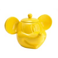 MICKEY MOUSE BISCOTTIERA IN CERAMICA 3D GIALLA