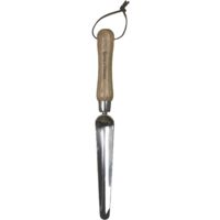 Kent & Stowe Cazzuola per piantare – Cazzuola da giardinaggio in acciaio inossidabile per spuntare e piantare, manico in frassino, lunghezza: 33 cm