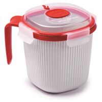 Cuoci Riso E Cereali Per Microonde Snips - 2,70 LT, Bianco, BPA Free, Made In Italy