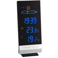 TFA Dostmann - Lumax 35.1093, Stazione meteorologica radio-controllata, colore: Nero