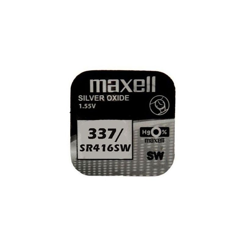 maxell pila oxido de plata 1.5v 377 SR626SW blister 1 uni
