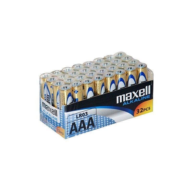 Caja 32 Pilas Maxell LR03 AAA