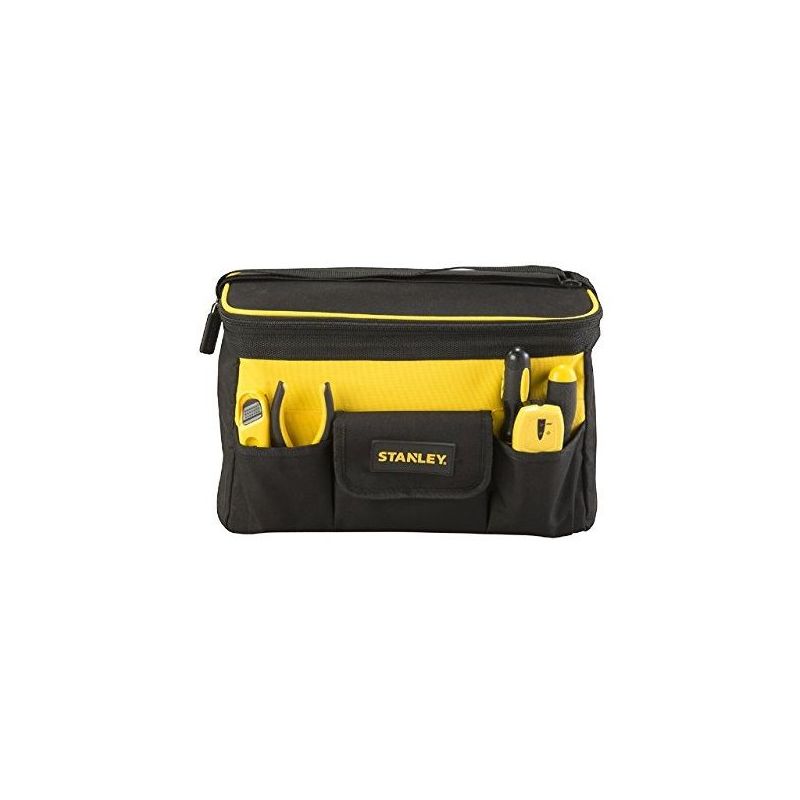 Stanley Stst173615 Profunda para herramientas tapa plana 34cm bolsillos negroamarillo honda cubierta 34x21x24