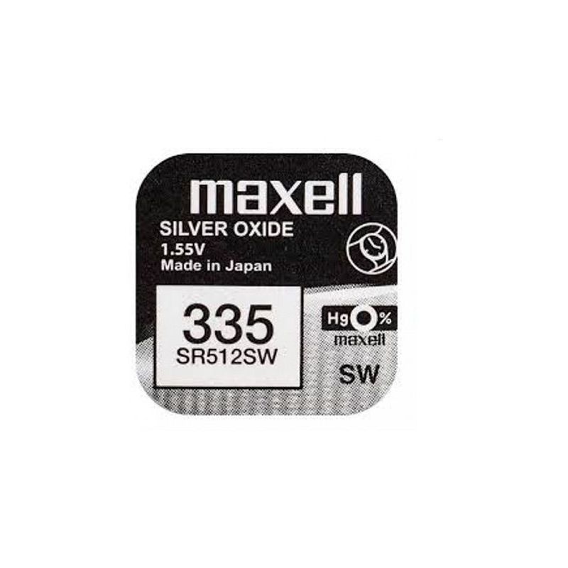 Pila maxell de boton oxido plata 335 SR512SW