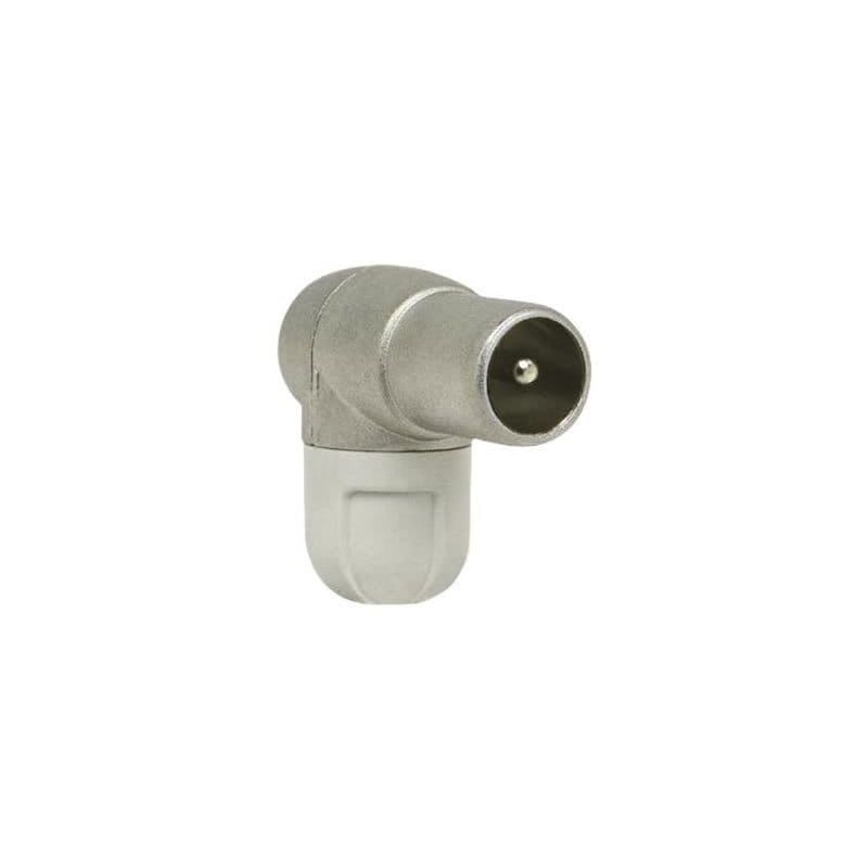 Conector CEI Macho acodado 9.5mm Gris