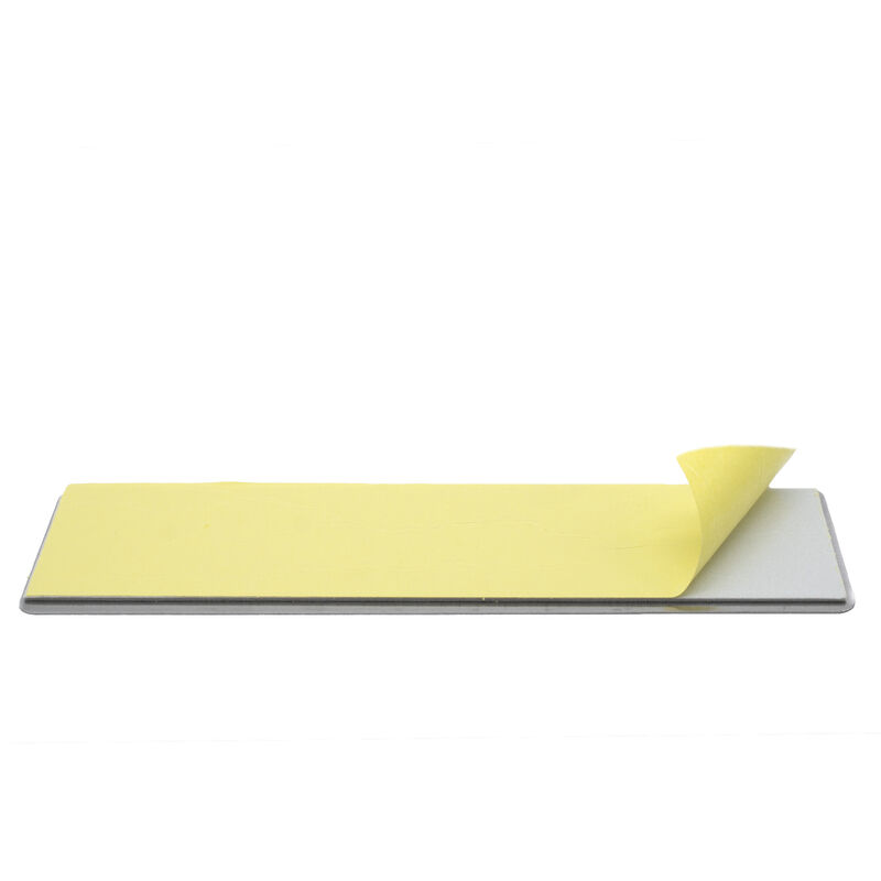 Cartel adhesivo aseo minusválidos rectangular en aluminio dorado