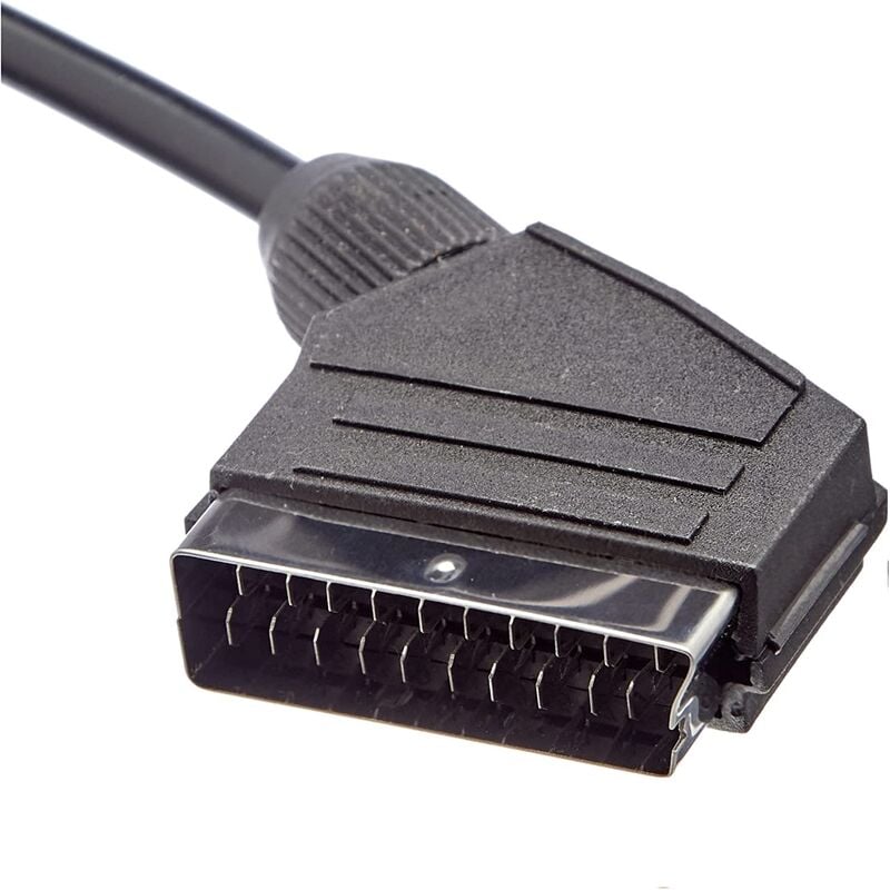 Goobay Cable Euroconector Scart Macho/Macho 5m Negro