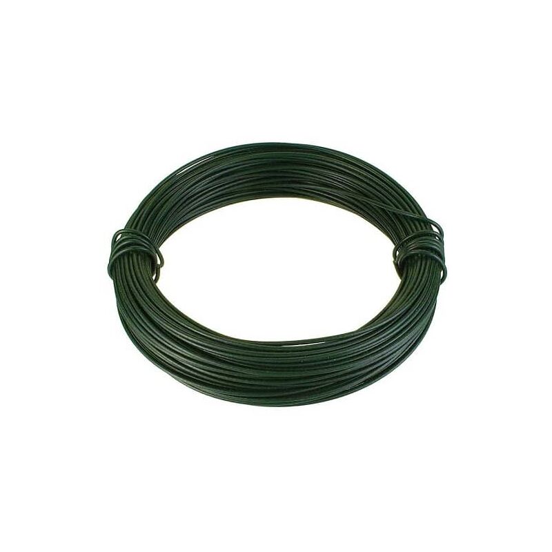 Alambre de Hierro Galvanizado Rollo 2.5 mm 10 M Verde