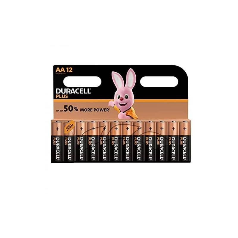 Pila duracell MN1500 LR6-AA 1.5 v pack 12 pilas