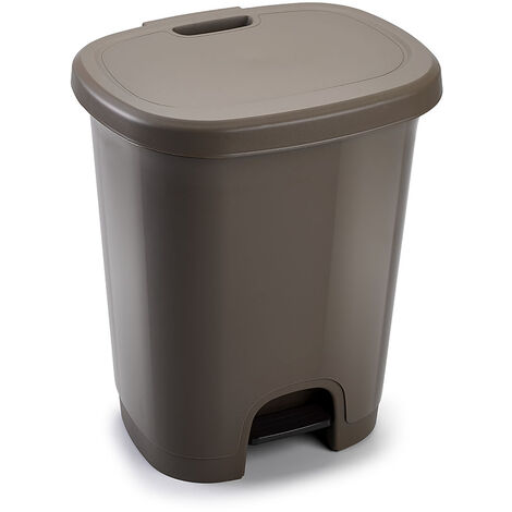 Cubo basura plastico apertura pedal 27 Litros Wengue (1/4)