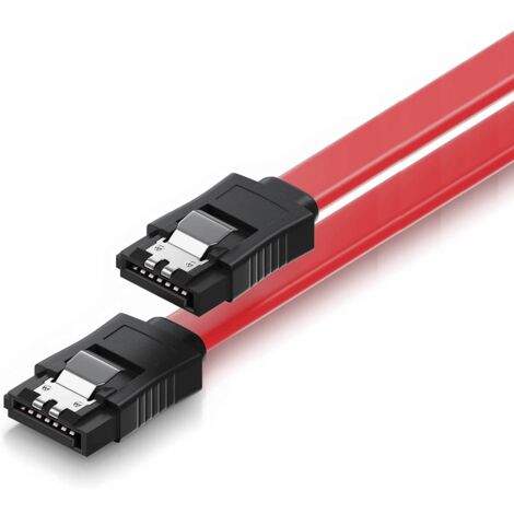 Cable sata con anclajes 0.50 M Rojo (1/4)