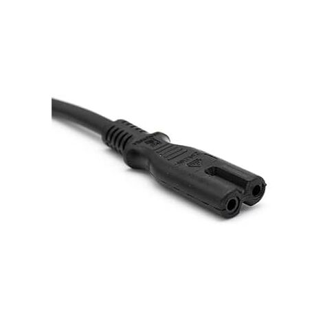 Cable alimentación IEC PVC, Enchufe tipo C / C7, 3mt