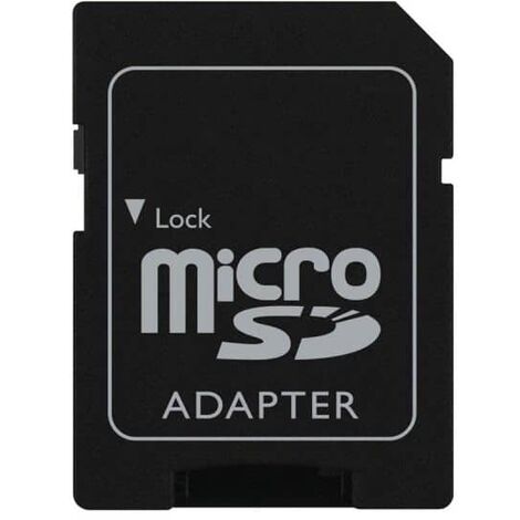 Adaptador de tarjeta micro SD a SD  Negro (1/4)