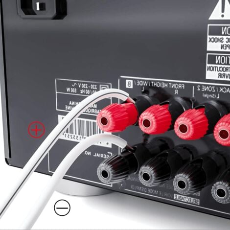 Micro tek 100mt cable de audio para altavoces con 2x0.5 mm cca prx0205000  conductores