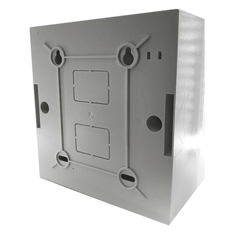 Caja distribucion electrica Superficie IP30 de 6 modulos Transparente