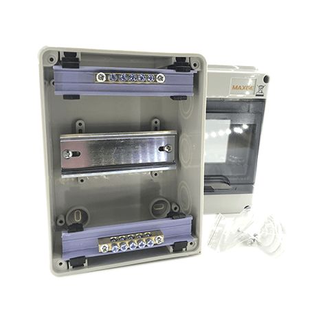 Caja distribucion electrica Superficie IP65 de 8 modulos Blanco