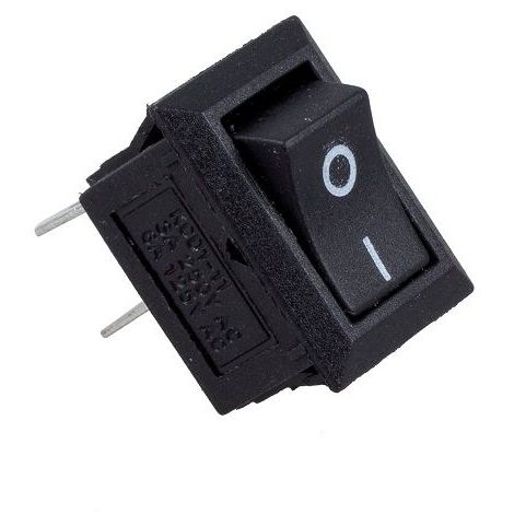 Mini Interruptor Switch Negro On Off 2 Pines