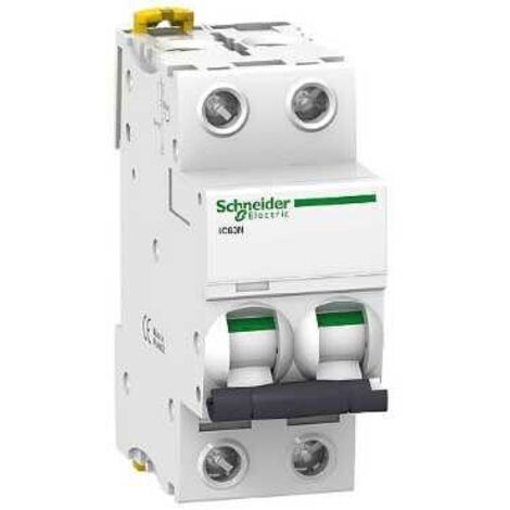 Interruptor magnetotérmico Schneider Electric A9F79216 IC60N 2P 16A C