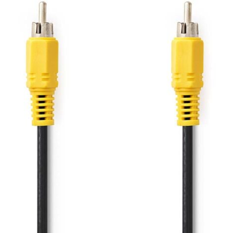 Cable Rca Video Macho/Macho 1.5m (Negro)