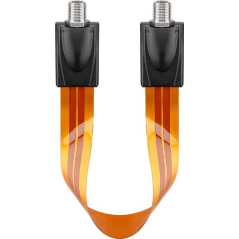 Cable antena satelite Tipo F pasante para ventana 0.20 M Transparente (1/5)