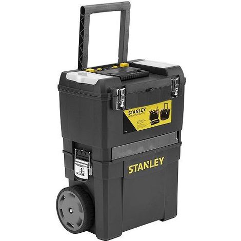 STANLEY - Taller móvil modular + Caja de herramientas - 2 en 1, caja stanley  