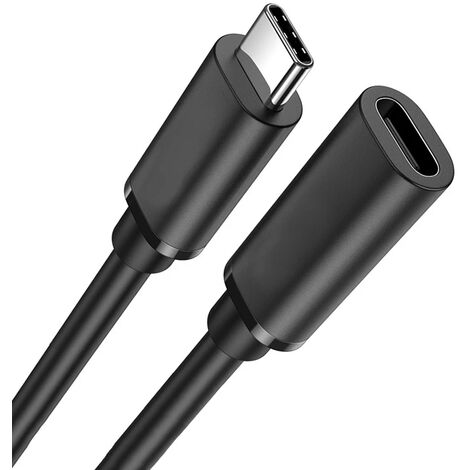 Cable extensor USB-C 1 M Negro
