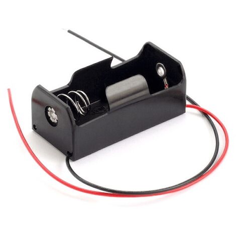 Portapilas para 1 pilas C LR14 R14 de 1.5V  Negro (1/3)
